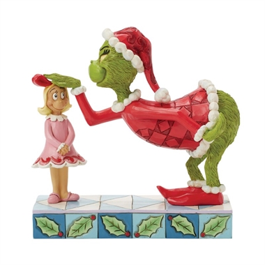 Grinchen by Jim Shore - The Grinch Patting Cindy Lou on the Head