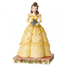 Jim Shore Disney Traditions, Book-Smart Beauty (Belle Princess Passion)