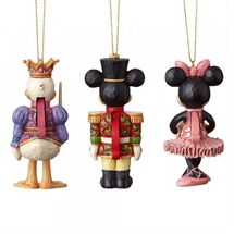 Disney Traditions - Set of 3 Nutcracker Ornament