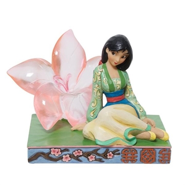 Disney Traditions - Mulan with Cherry Blossom H:12 cm.