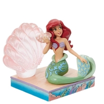 Disney Traditions - H: 12 cm. Ariel with Shell