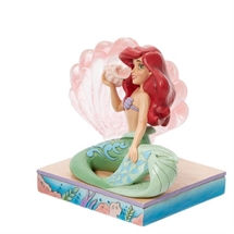 Disney Traditions - H: 12 cm. Ariel with Shell