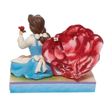 Disney Traditions - H: 12 cm. Belle with Rose