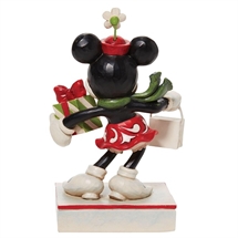 Disney Traditions - Minnie with Bag and Present