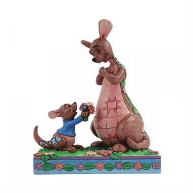 Disney Traditions - Roo Giving Kanga Flowers H: 15,5 cm.