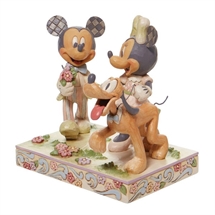 Disney Traditions -  Spring Minnie, Mickey and Pluto