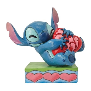 Disney Traditions - Stitch Hugging Heart, Heart Struck