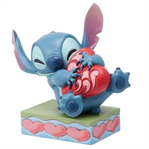 Disney Traditions - Stitch Hugging Heart, Heart Struck