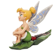 Disney Traditions - Tinker Bell sitting on Holly