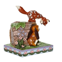 Disney Traditions - Fox and Hound Log