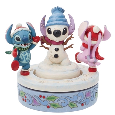 Disney Traditions - Rotating Stitch and Angel