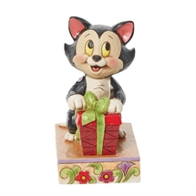 Disney Traditions - Figaro Christmas Cat H: 9,5 cm.