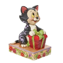 Disney Traditions - Figaro Christmas Cat H: 9,5 cm.