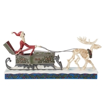 Disney Traditions - Jack Skellington in Santa Sleigh