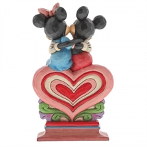 Jim Shore Disney Traditions,  Heart to Heart (Mickey & Minnie Mouse)