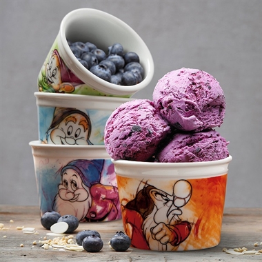 Disney Porcelæn - Happy, Ice Cream with saucer