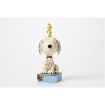 Peanuts - H: 8 cm. Snoopy and Woodstock