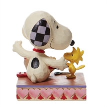 Peanuts - Snoopy with Hearts H: 11,5 cm.