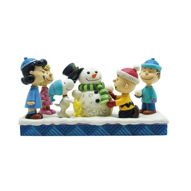 Peanuts - Peanuts Gang Building Snowman